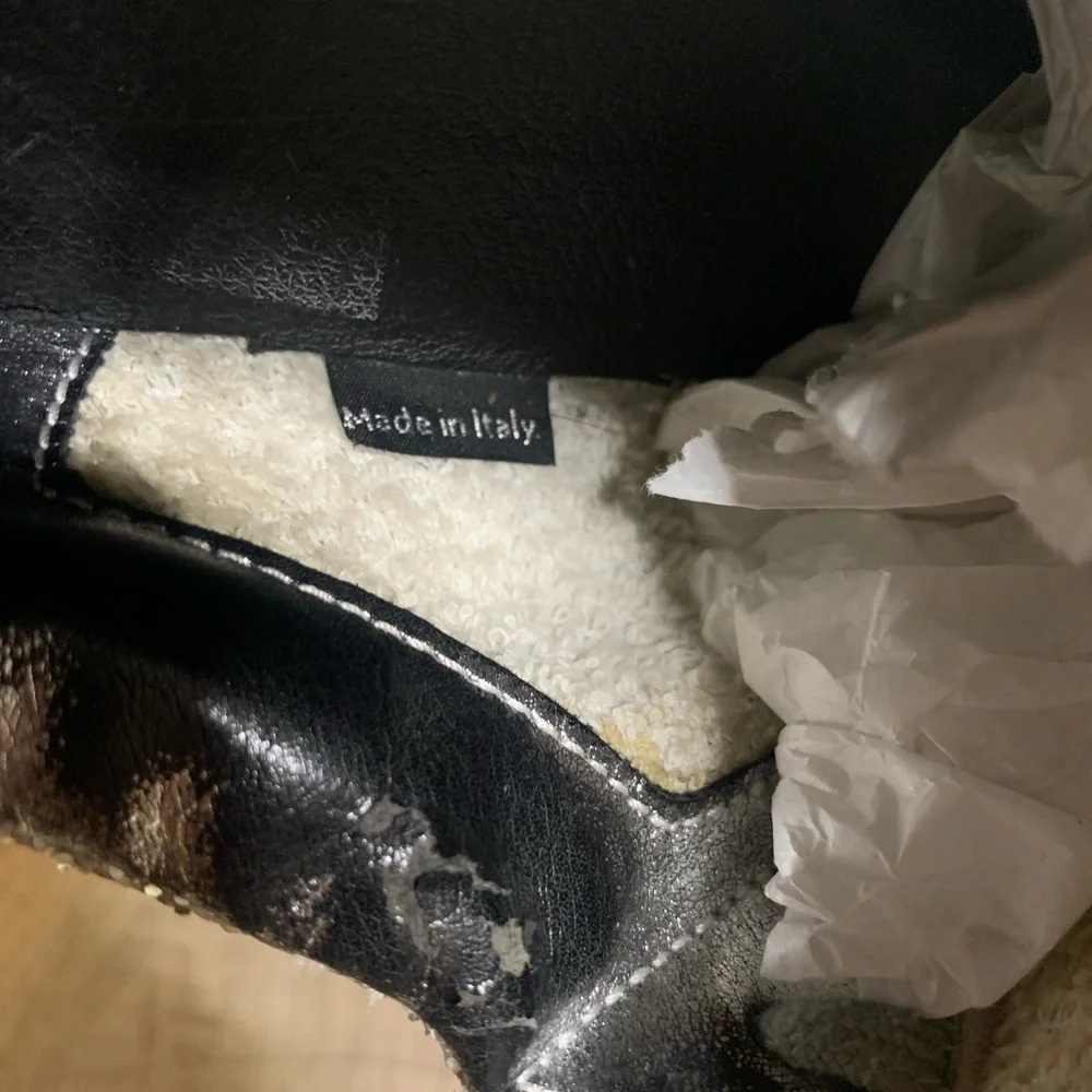 P448 White and Silver Glitter Sneakers